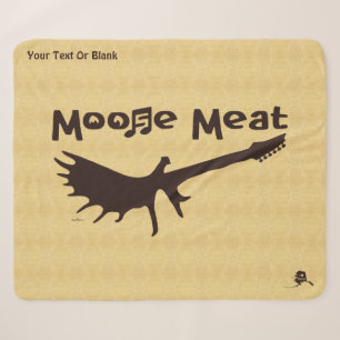 Moose Meat Rock Band Fleece Blanket