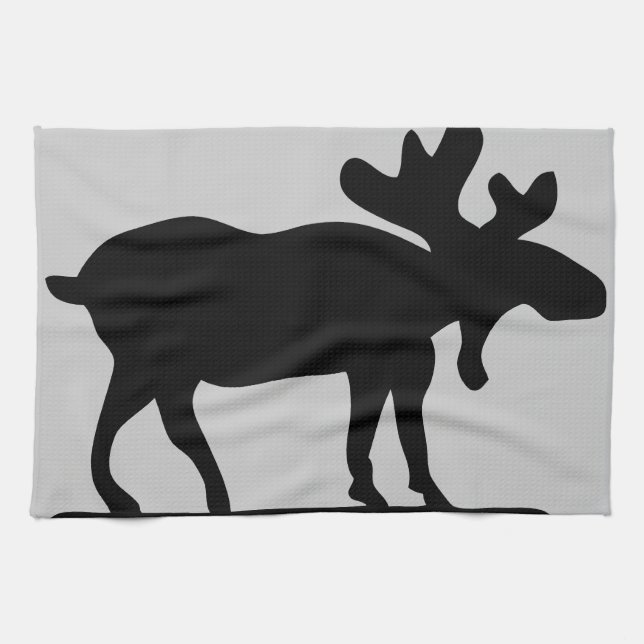 Moose on the Loose Kitchen Towel (Horizontal)