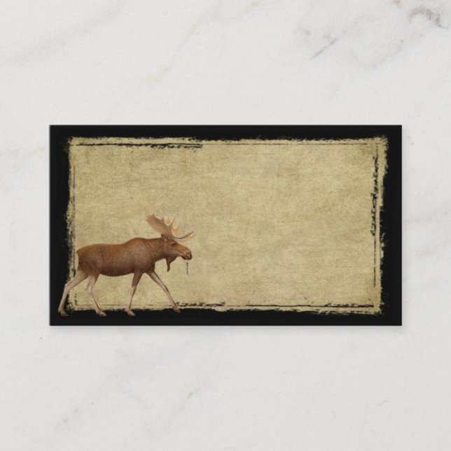Moose On The Loose- Prim Biz Cards (Front)