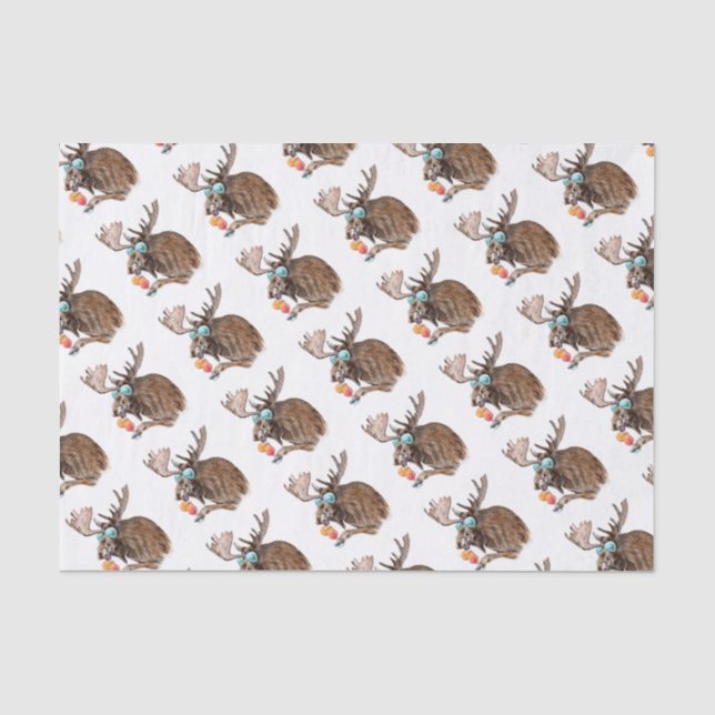 Moose on Vacation Tissue Paper (Front)