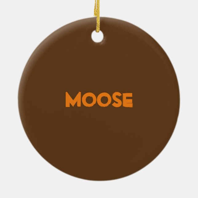 Moose Ornament (Back)