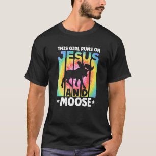 Moose Outfit for Moose Lovers Apparel Women Girls  T-Shirt