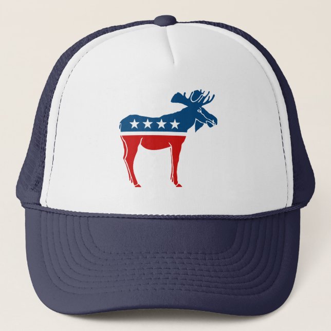 MOOSE PARTY TRUCKER HAT (Front)