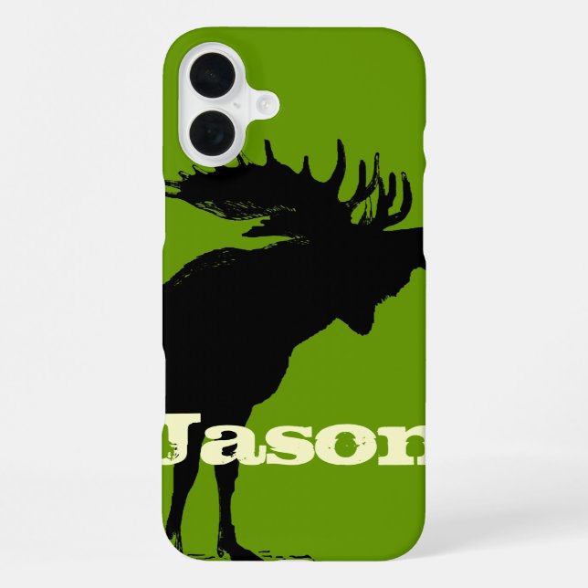 Moose Personalized iPhone Case (Back)
