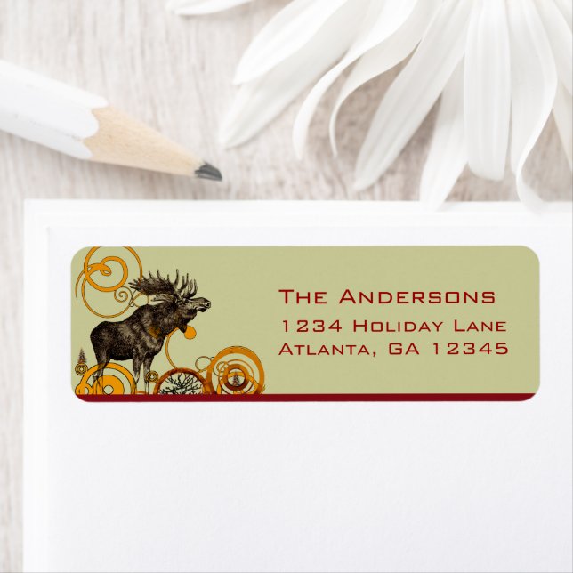 Moose Pine Tree Return Address (Insitu)