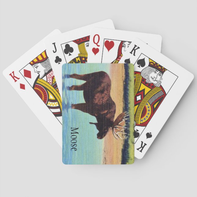 Moose Playing Cards (Back)