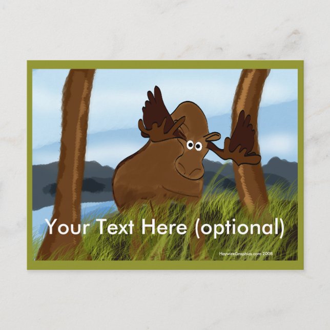 Moose Postcard (Front)