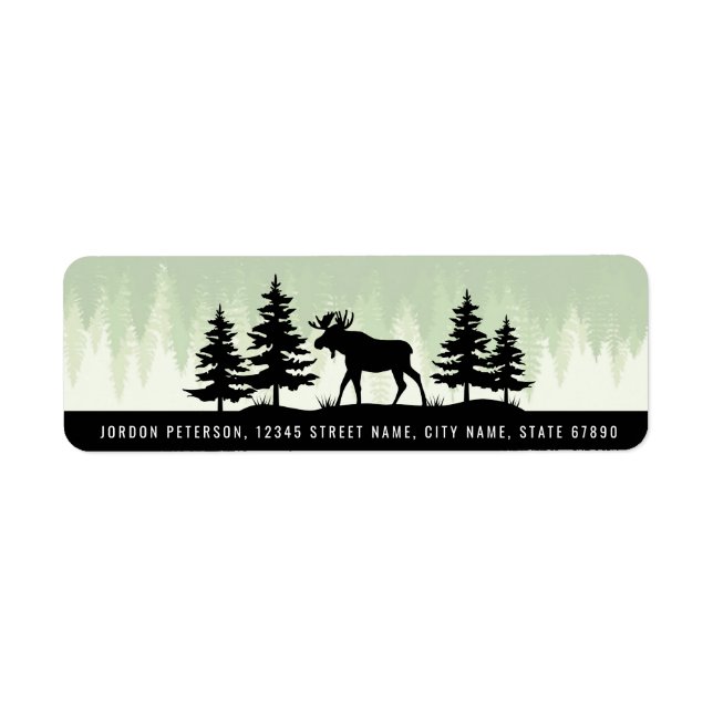 Moose Return Address Labels (Front)