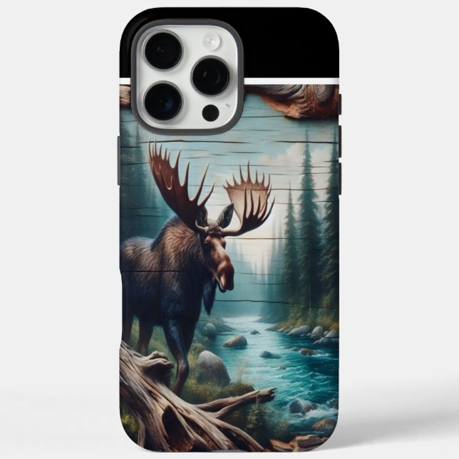 Moose River Scene Case-Mate iPhone Case (Back)