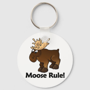 Moose Rule! Keychain