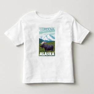 Moose Scene - Cordova, Alaska Toddler T-shirt