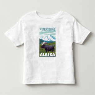 Moose Scene - Petersburg, Alaska Toddler T-shirt