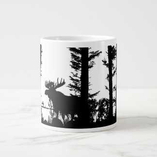 Moose Silhouette - giant coffee mug