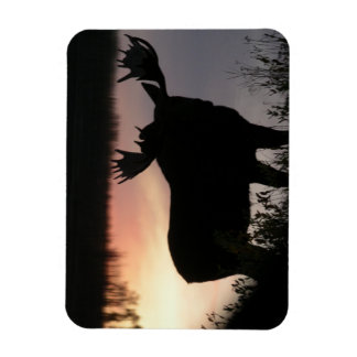 Moose silhouette magnet