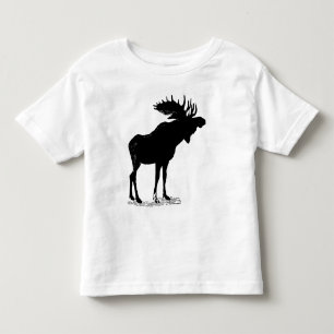 Moose Silhouette Toddler T-shirt