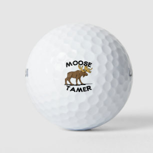 Moose Tamer Shirt  Hiking Moose Gift T-Shirt Golf Balls