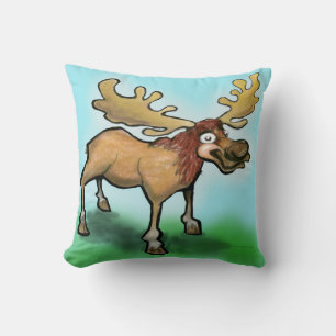 Moose Throw Pillow