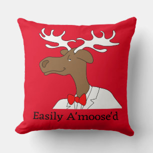 Moose Throw Pillow
