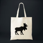 Moose Tote Bag<br><div class="desc">Moose silhouette</div>