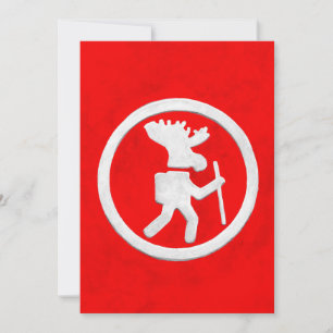 Moose Trail Marker Invitation