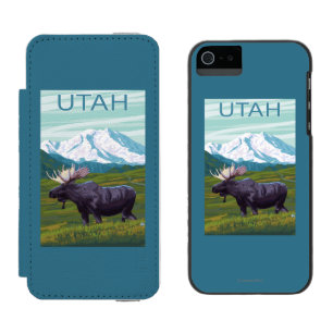 Moose with MountainUtah Incipio Watson™ iPhone 5 Wallet Case