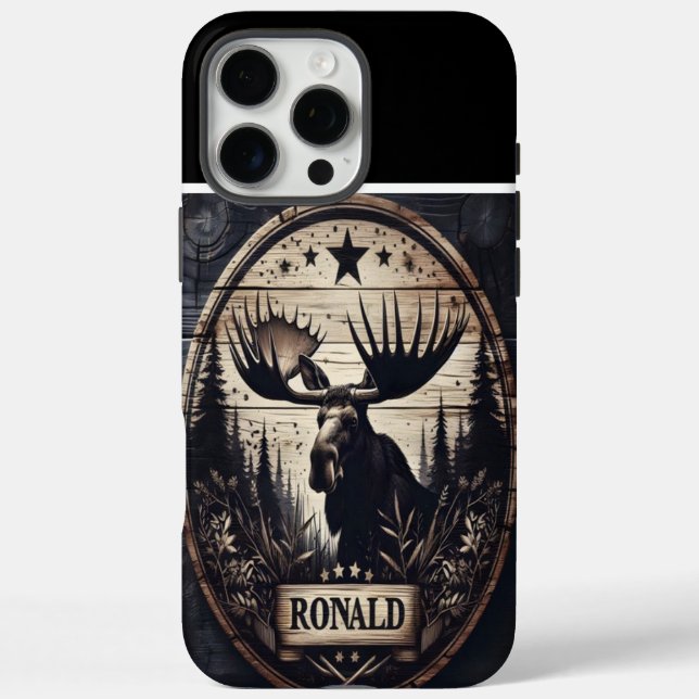 Moose Wood Sign Case-Mate iPhone Case (Back)