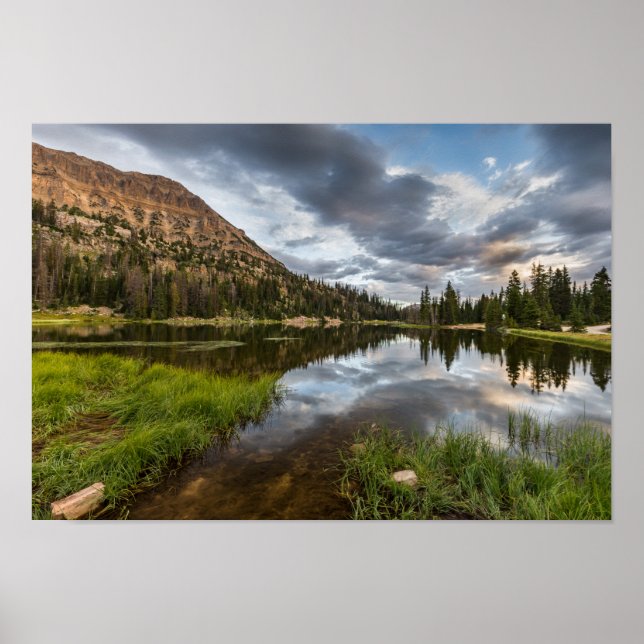 Moosehorn Lake in Utah Poster (Front)