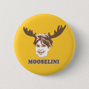 MOOSELINI T-SHIRT 2 INCH ROUND BUTTON