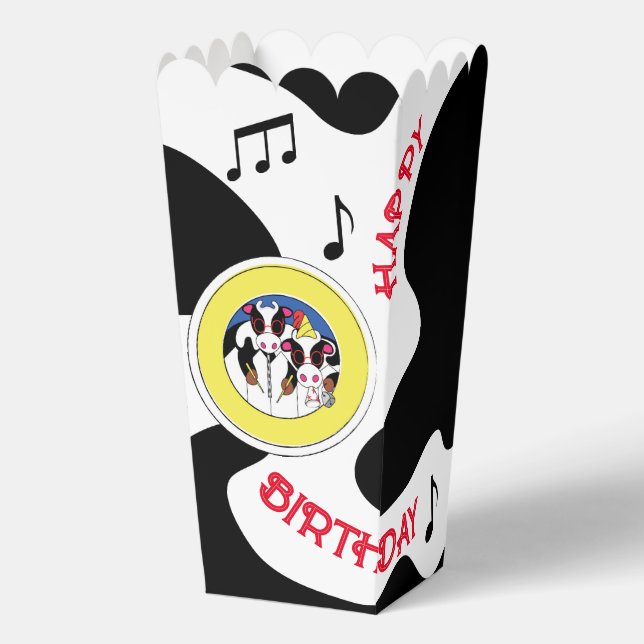Moosicians Birthday Favor Box (Front)