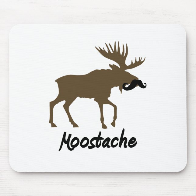 Moostache Mouse Pad (Front)