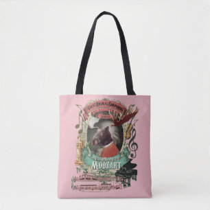 Moozart Moose Animal Composer Mozart Parody Tote Bag
