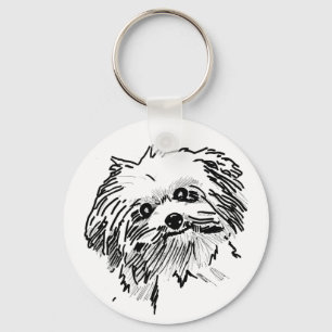 Mop Dog Keychain