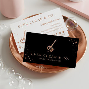 Mop Professional Maid & House Cleaning Business Card