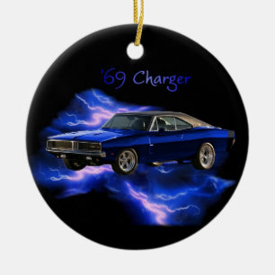 Mopar:  '69 Dodge Charger Ceramic Ornament