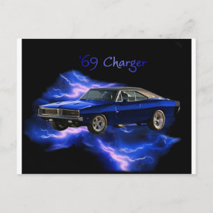 Mopar:  '69 Dodge Charger Postcard