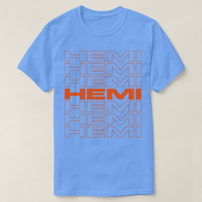 Mopar Hemi Répéter Mopar orange TShirt (Design devant)