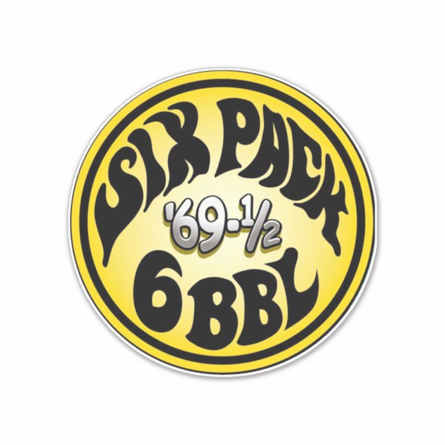 Mopar - Six Pack - Super Bee - Sticker Roadrunner (Devant)