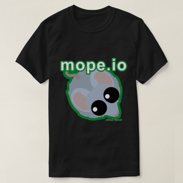 Mope.io merch t-shirt latest (Design Front)