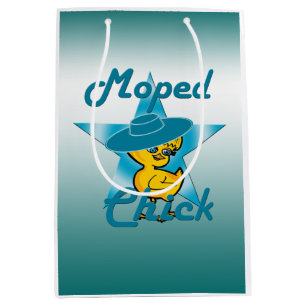 Moped Chick #7 Medium Gift Bag