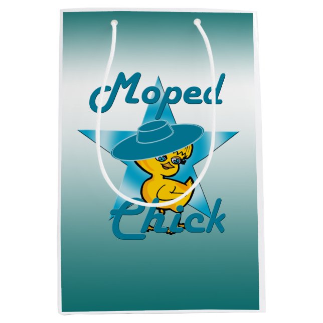 Moped Chick #7 Medium Gift Bag (Front)