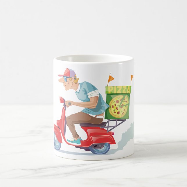 Moped Pizza Delivery Coffee Mug (Creator Uploaded)
