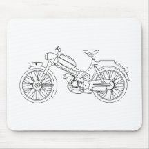 Moped PUCH MS 50 Motor Scooter Blueprint