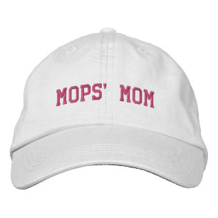 Mops' Mom Embroidered Hat
