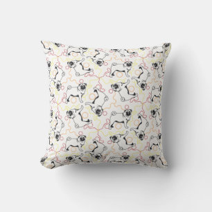 Mopsologie Throw Pillow