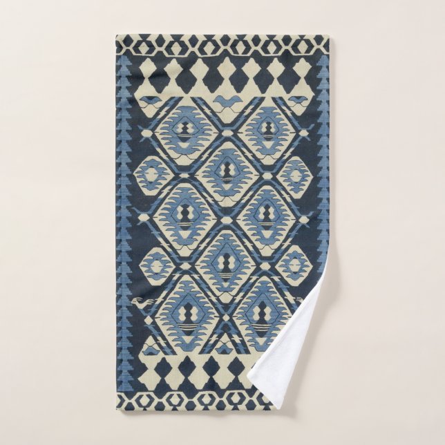 Moquette orientale turque Perse bleu (Serviette à main)