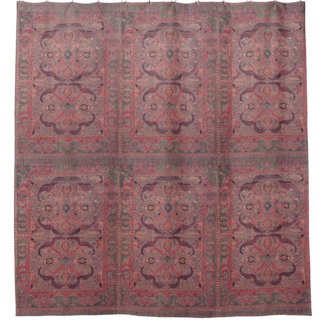 Moquette Perse antique Douche rose rideau (Devant)