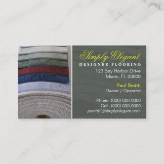 Moquette / Plancher Carte de visite du magasin