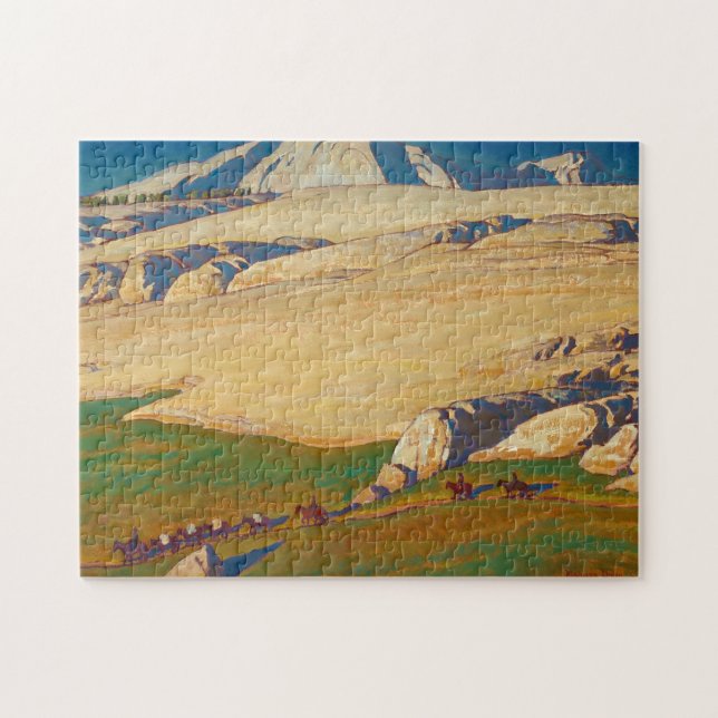 Moraine and meadow, Sierra Nevada, California Jigsaw Puzzle (Horizontal)
