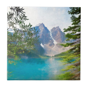 Moraine Lake and the Valley of Ten Peaks Tile
