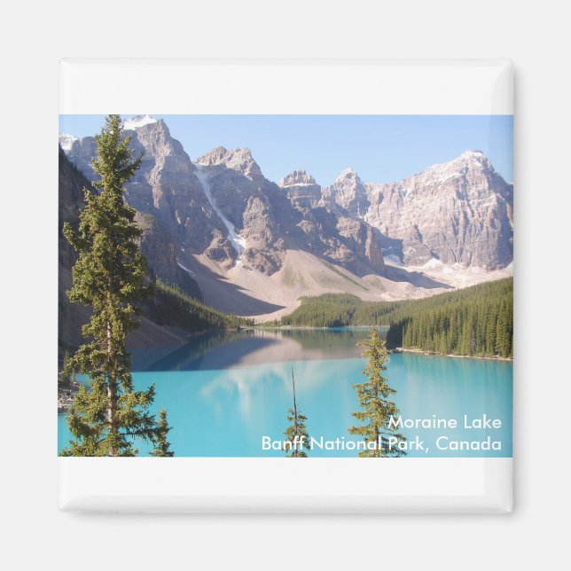 Moraine Lake/Banff National Park, Canada Magnet (Front)